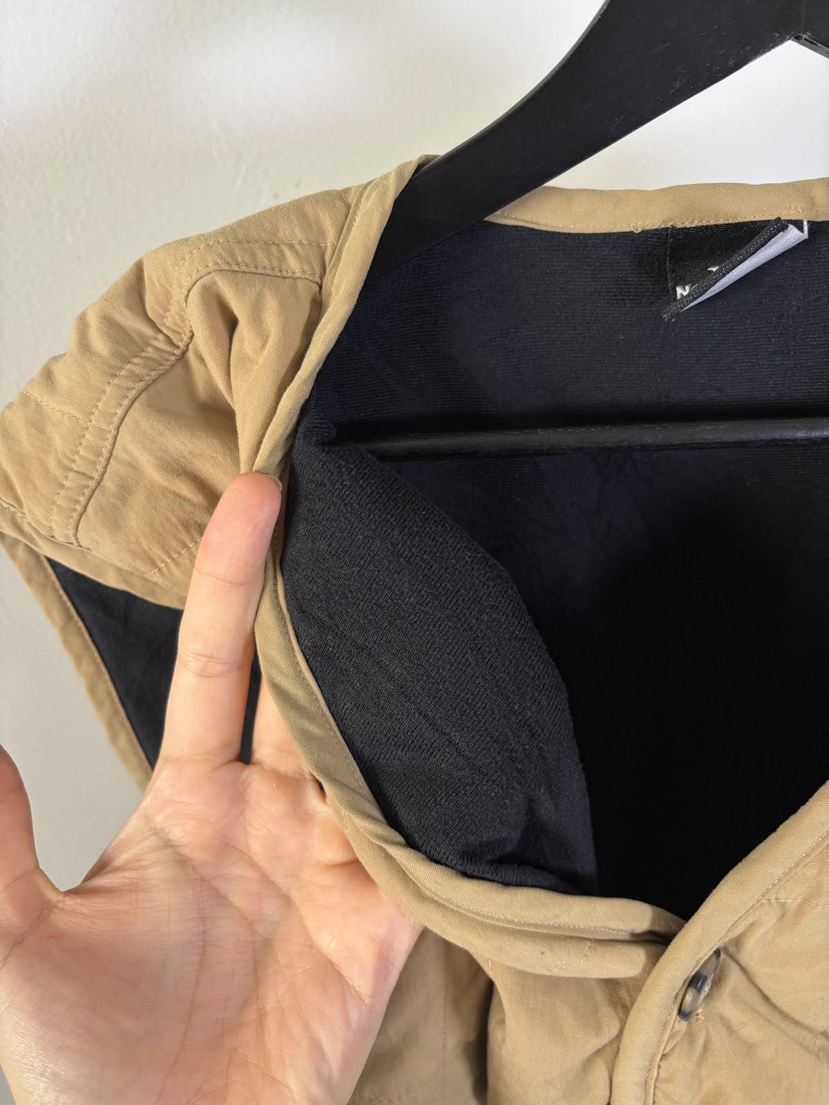 TNF CHALECO BEIGE WINDSTOPPER. XL DE DAMA.