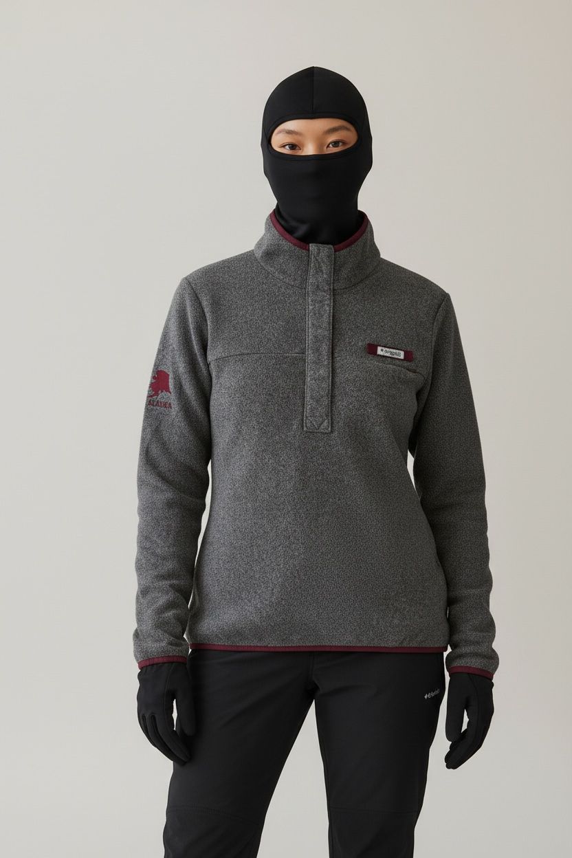 COLUMBIA GRIS POLAR POCO GRUESO SIN DETALLE. XS DE DAMA.
