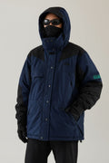 TNF AZUL CON NEGRO BRUMOSO Y CALIENTE IMPERMEABLE PARA NIEVE. L DE DAMA.