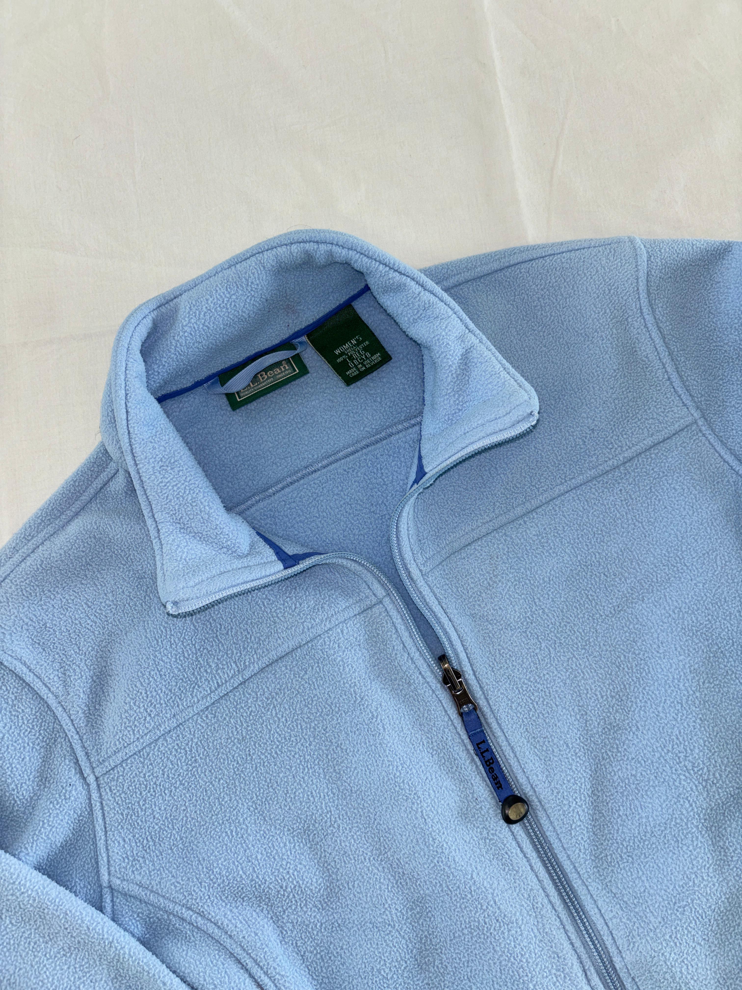 LL BEAN POLAR AZUL CLARO. L DE DAMA.