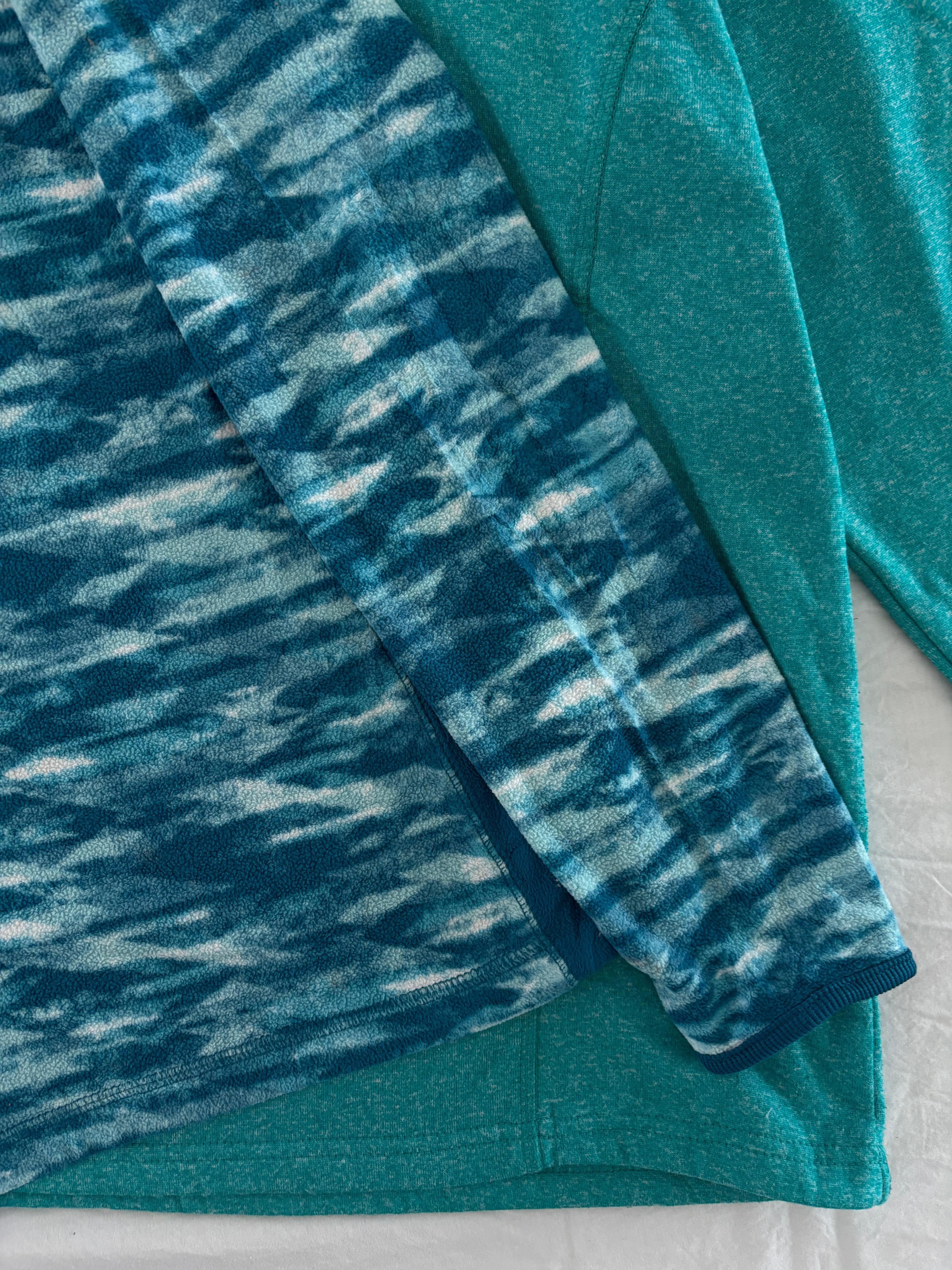 COLUMBIA FLEECE LIGERO AZUL SIN DETALLE. L DE DAMA.