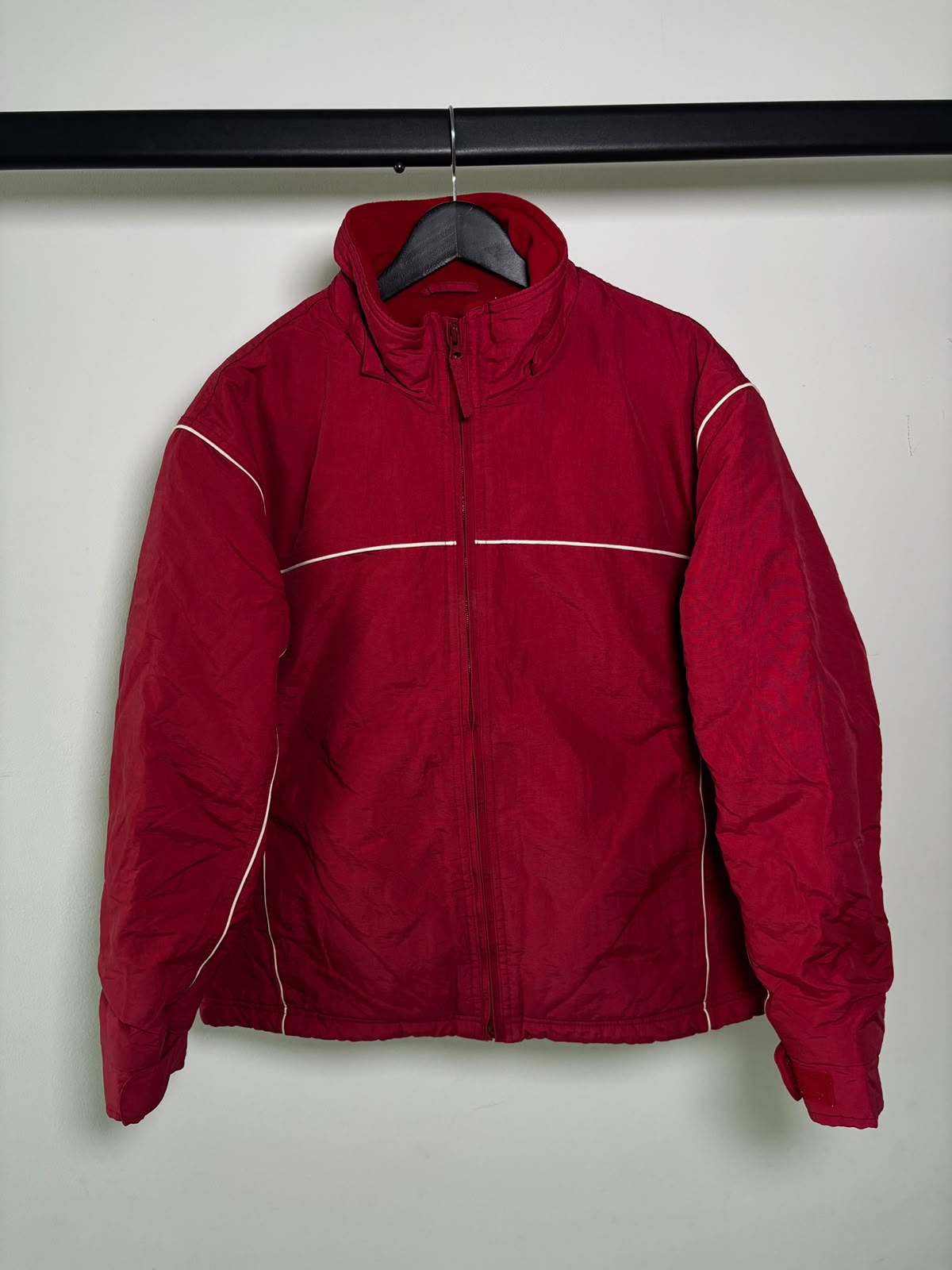 OLD NAVY ROJO 3RA CAPA PARA CLIMAS FRÍOS. EN ESPALDA ES POLAR. XL DE DAMA.