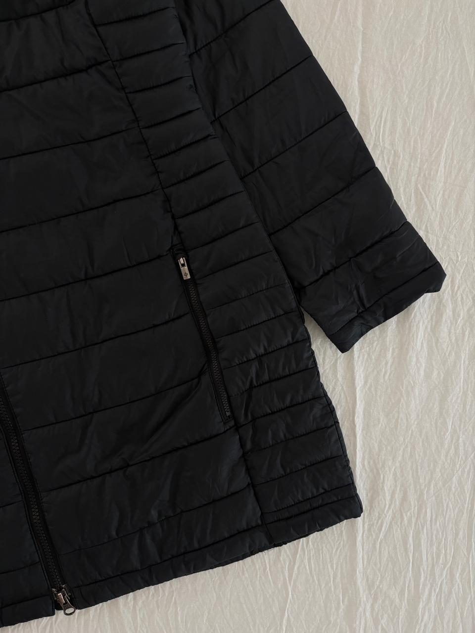 COLUMBIA PARKA NEGRO 3RA CAPA PARA FRÍO. L DE DAMA.