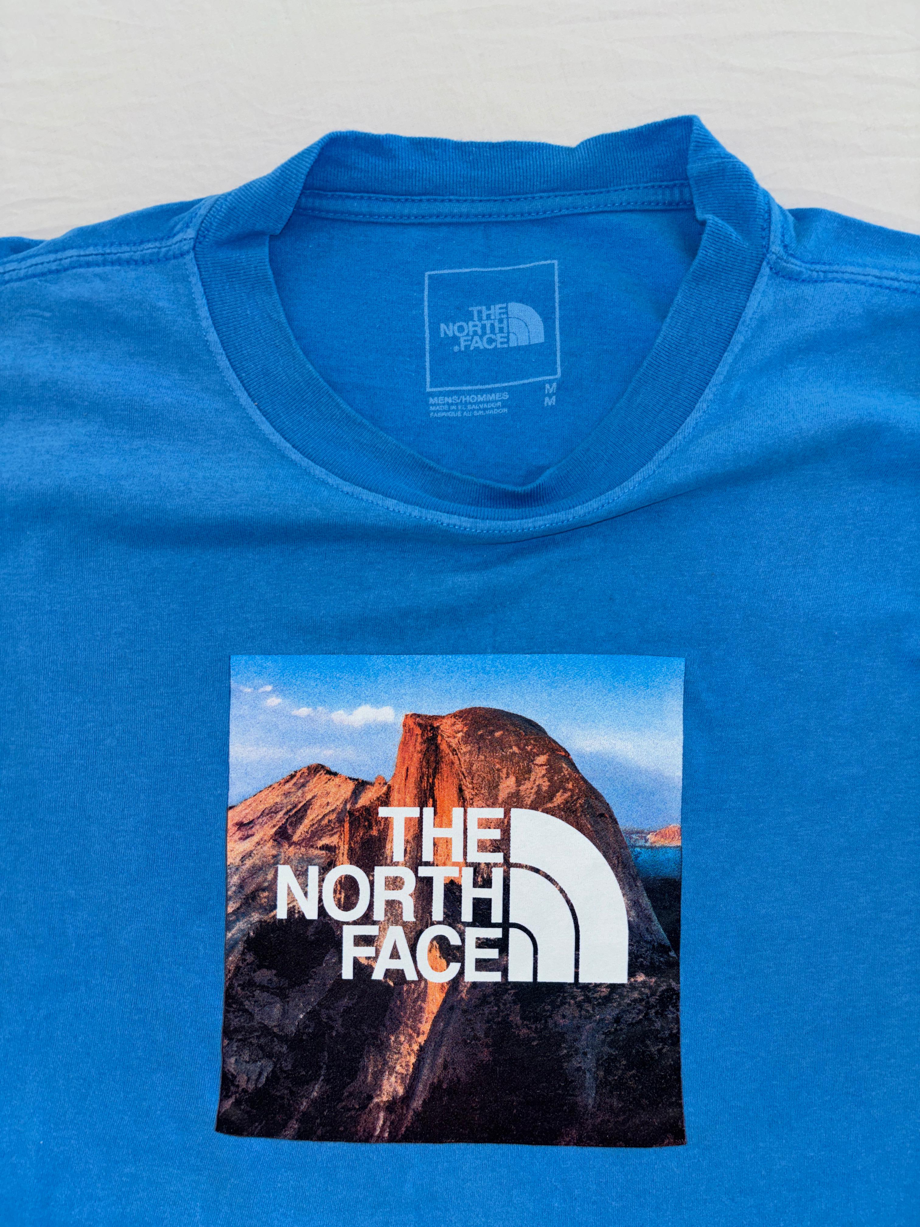 TNF AZUL NO TAN INTENSO TELA TIPO ALGODÓN. L DE DAMA.