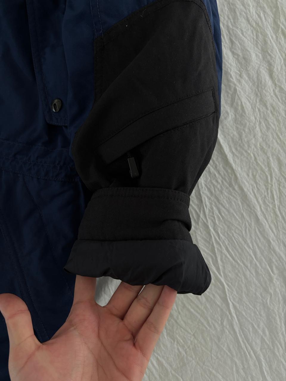 TNF AZUL CON NEGRO BRUMOSO Y CALIENTE IMPERMEABLE PARA NIEVE. L DE DAMA.