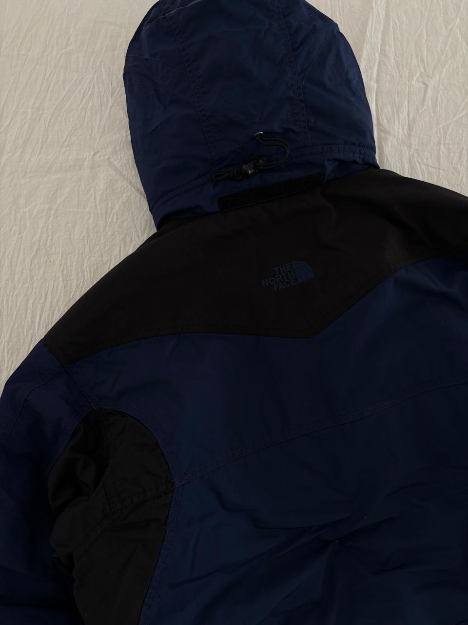 TNF AZUL CON NEGRO BRUMOSO Y CALIENTE IMPERMEABLE PARA NIEVE. L DE DAMA.