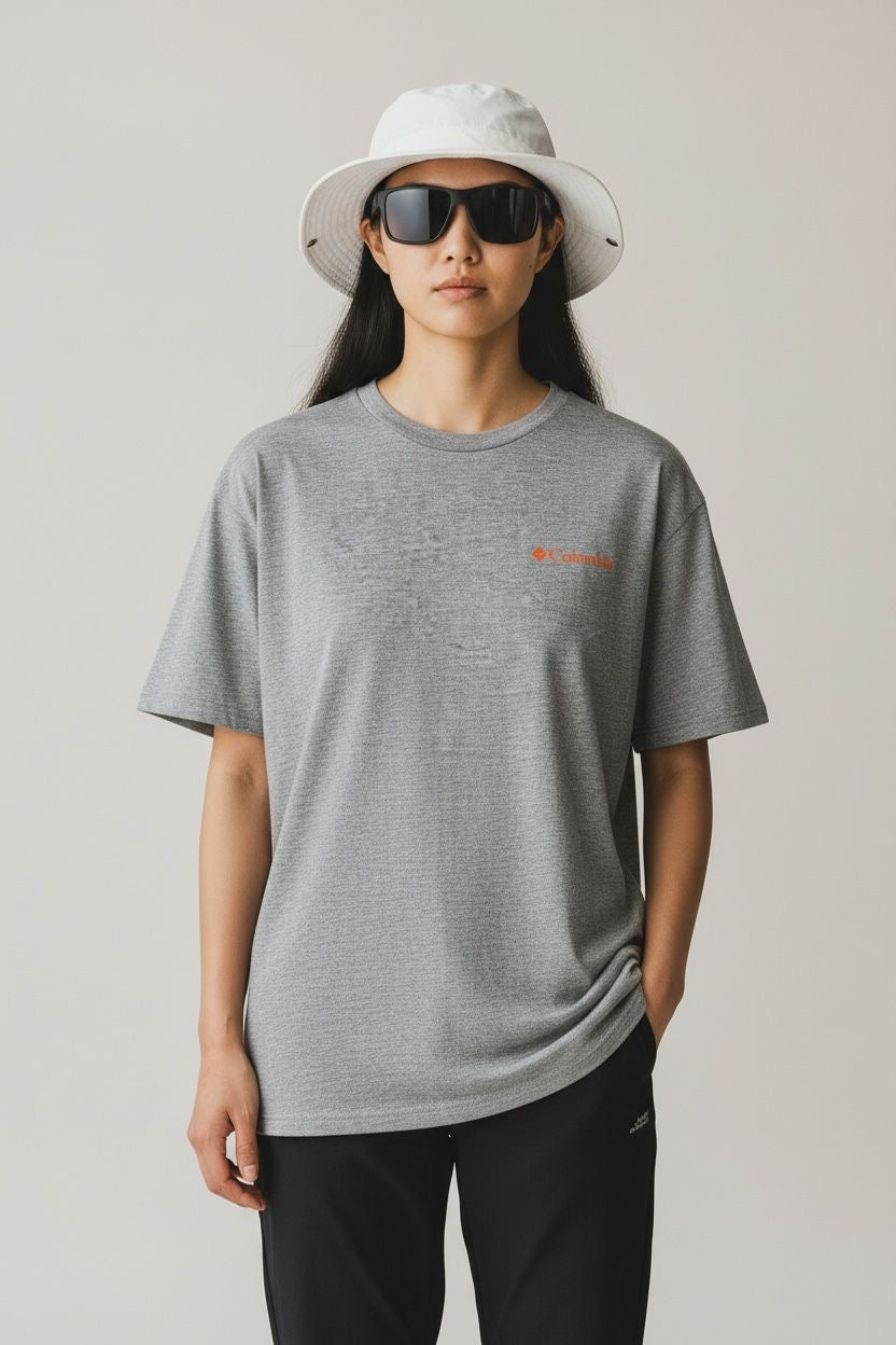COLUMBIA T SHIRT DE ALGODÓN SIN DETALLE. M DE DAMA.