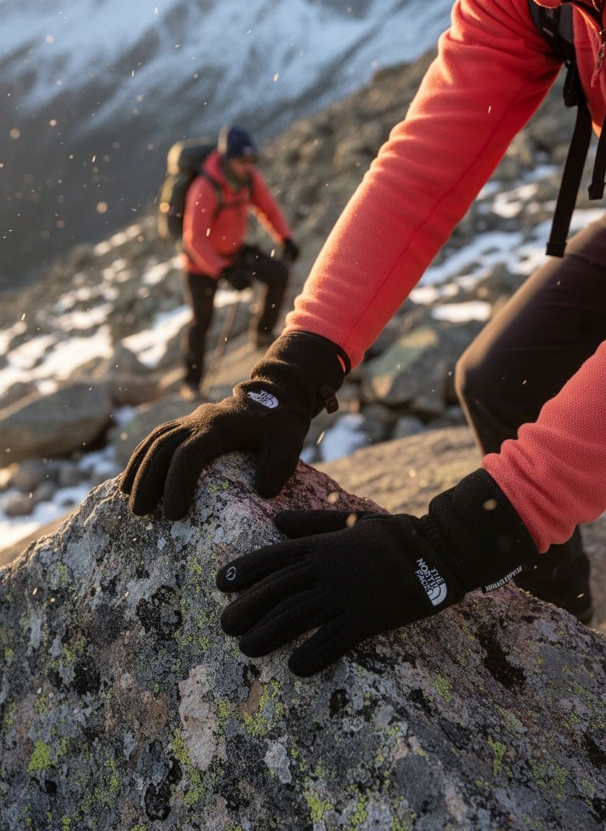 TNF GUANTES POLAR WINSTOPPER. XS DE DAMA.