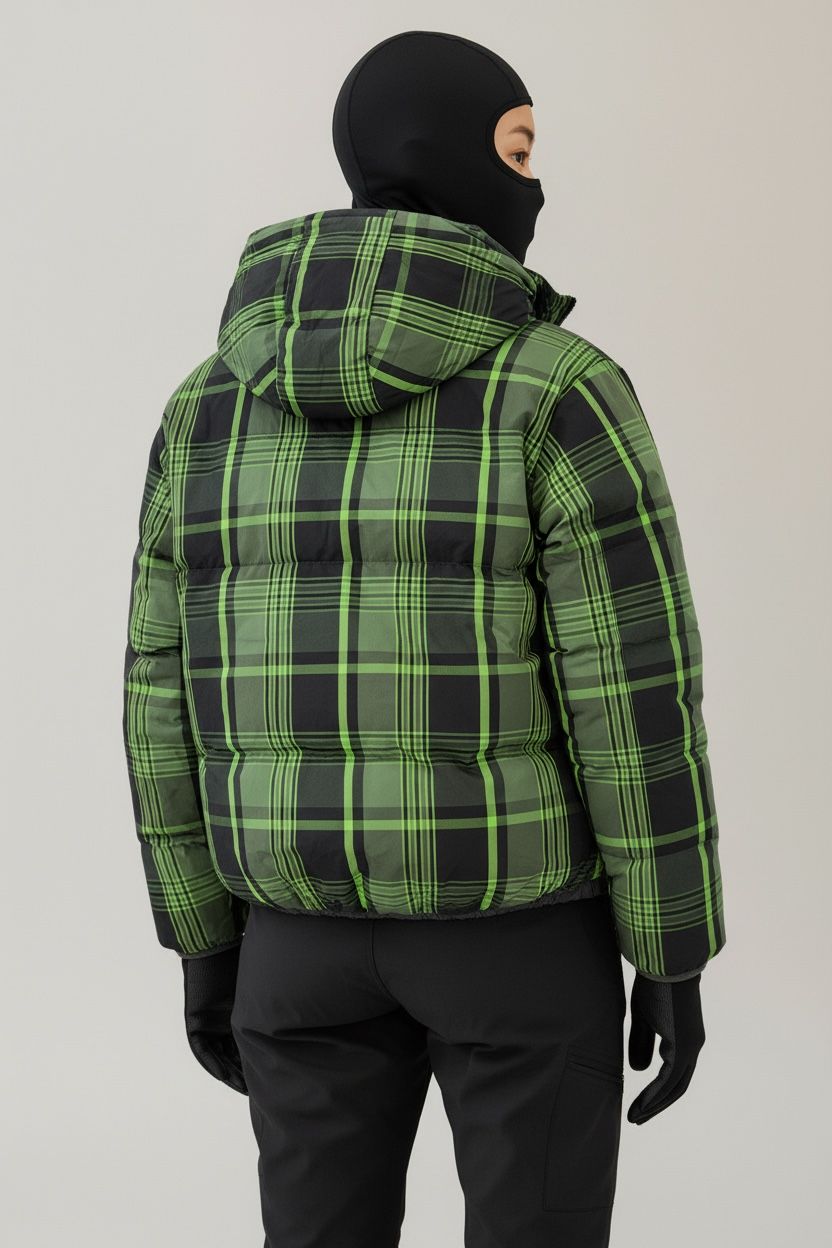 TNF CUADROS PLUMA DE 550 ES BRUMOSO. M DE DAMA.