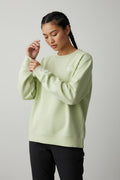 TNF HOODIE VERDE PASTEL DE ALGODÓN. M DE DAMA.