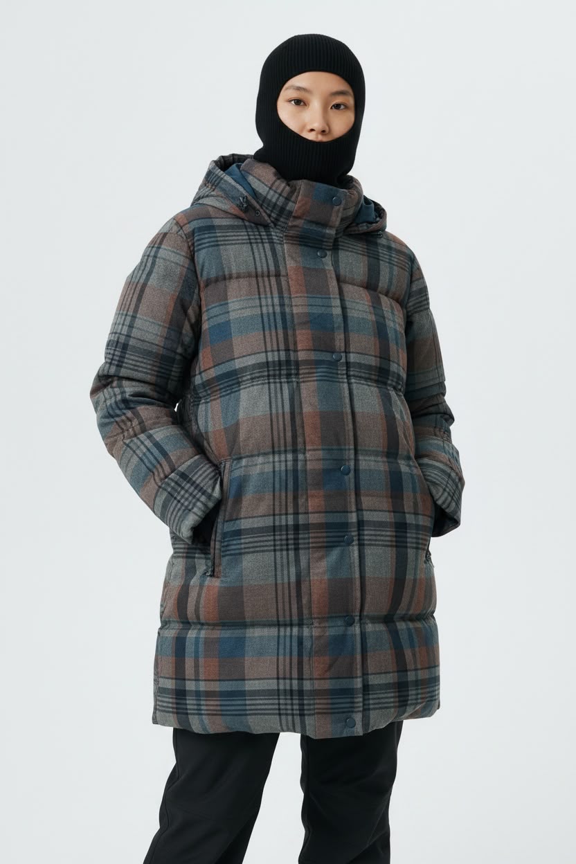 CHAMARRA LARGA 3RA CAPA PARA CLIMAS FRÍOS. ES MUY BRUMOSA. RESISTENTE A AGUA LIGERA. COMO NUEVO. XL DE DAMA.