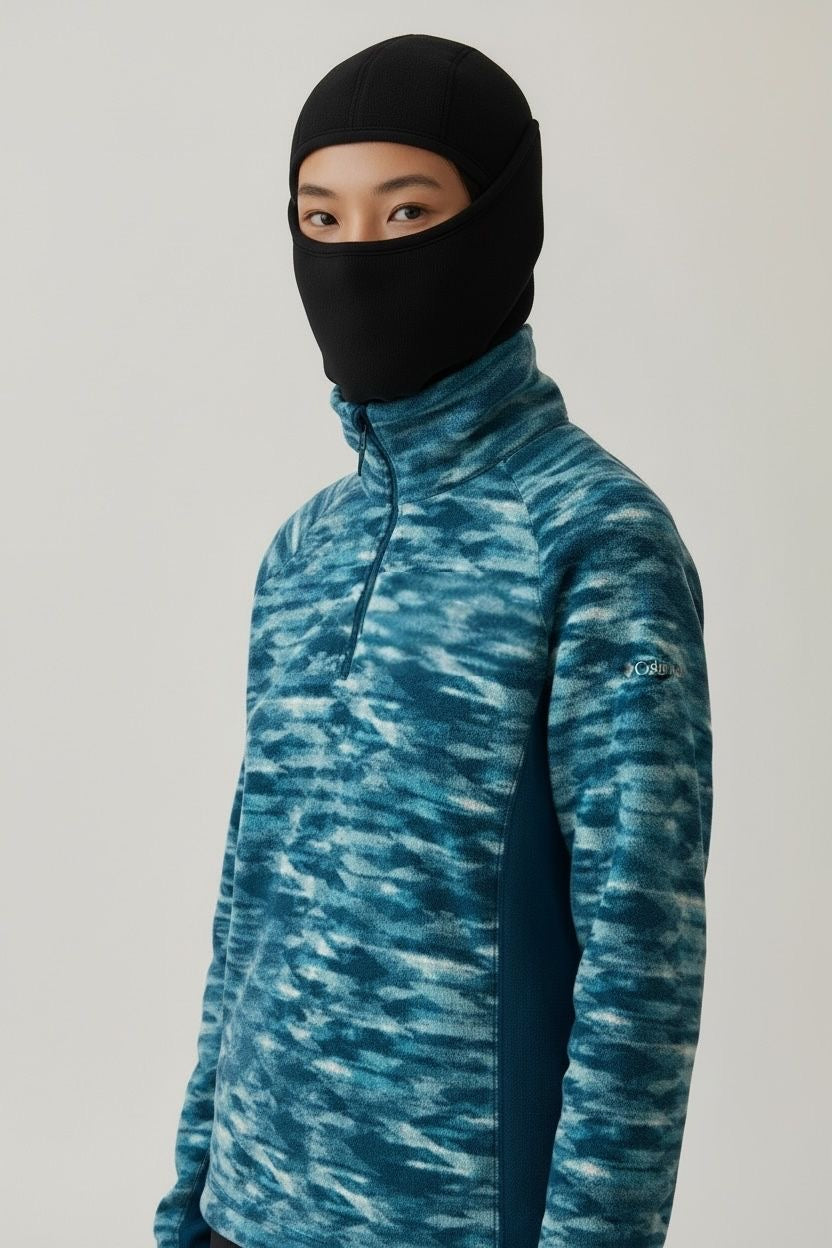COLUMBIA FLEECE LIGERO AZUL SIN DETALLE. L DE DAMA.