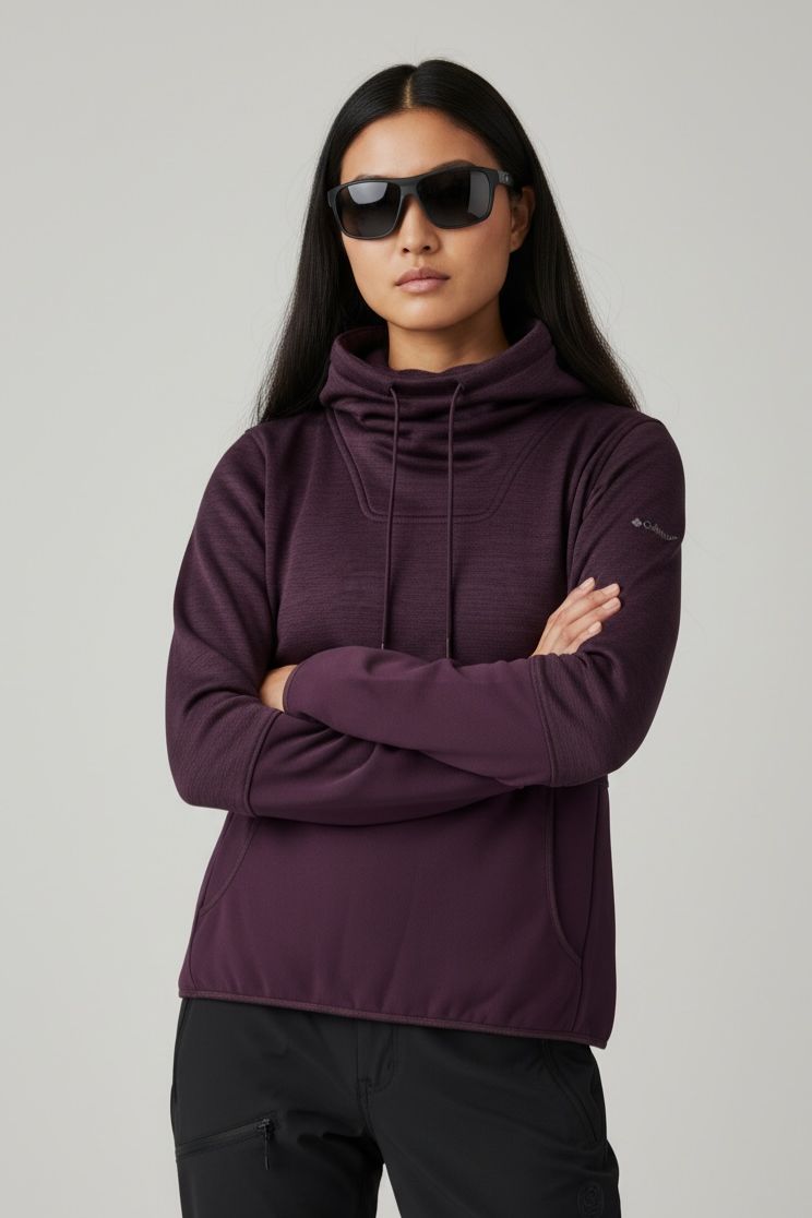 COLUMBIA 2DA CAPA MORADO POLAR POR DENTRO. S DE DAMA.