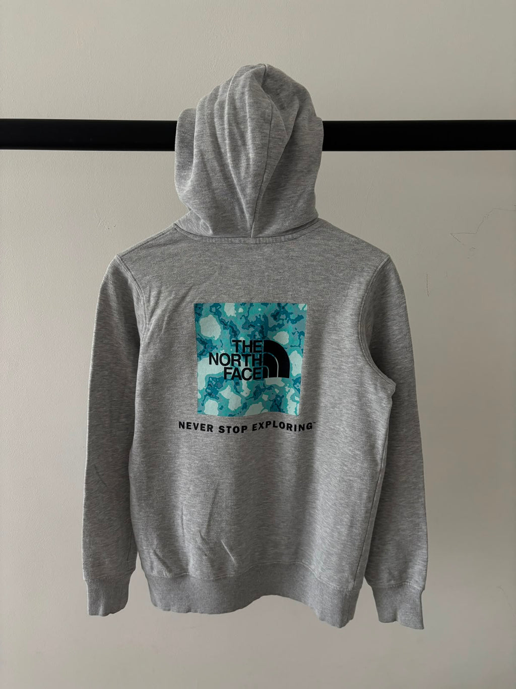 TNF HOODIE DE ALGODÓN GRIS. XS DE DAMA.