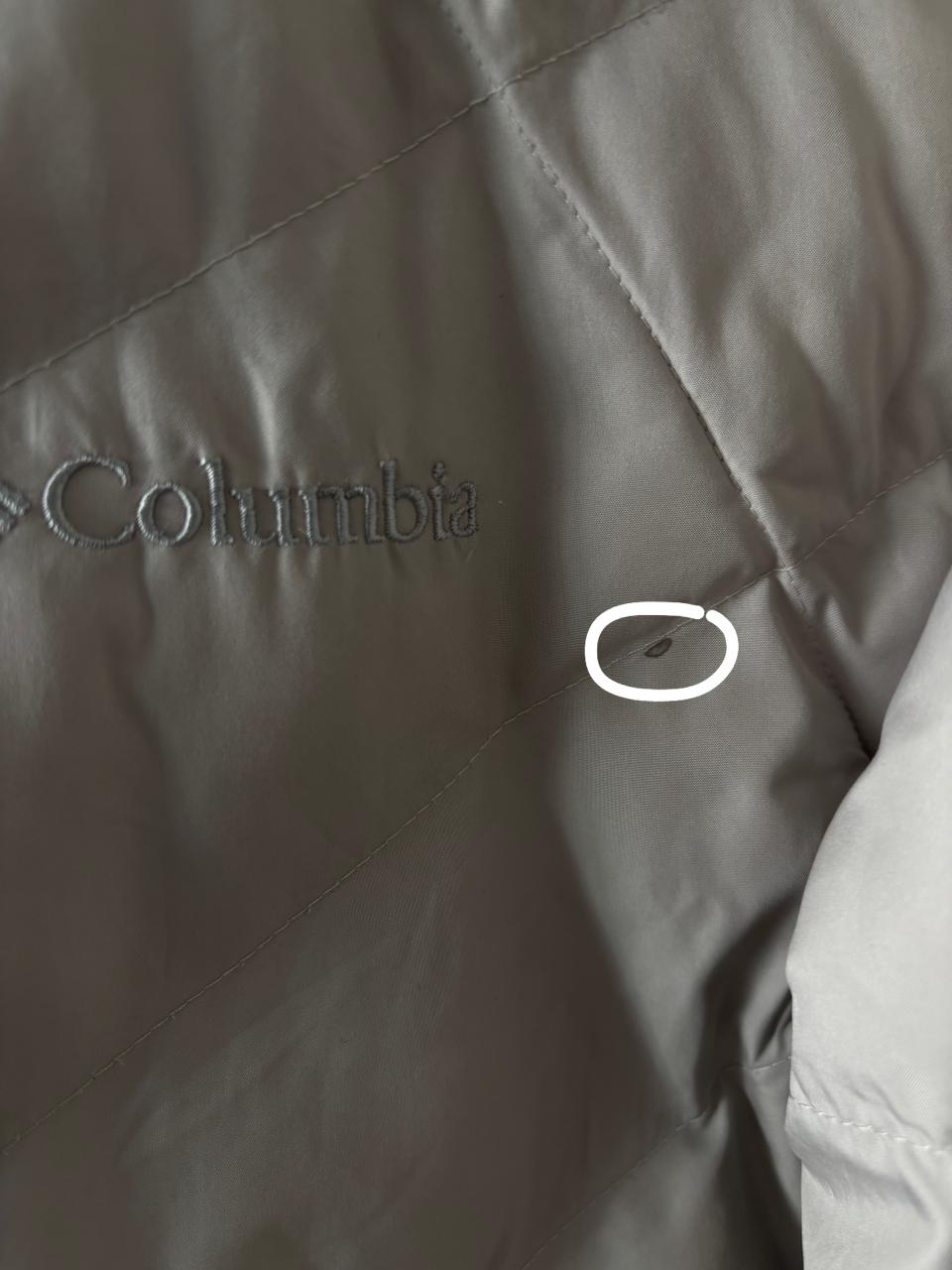 COLUMBIA BEIGE/GRISACEO OMNI HEAT (RETIENE EL CALOR CORPORAL) XL DE DAMA.