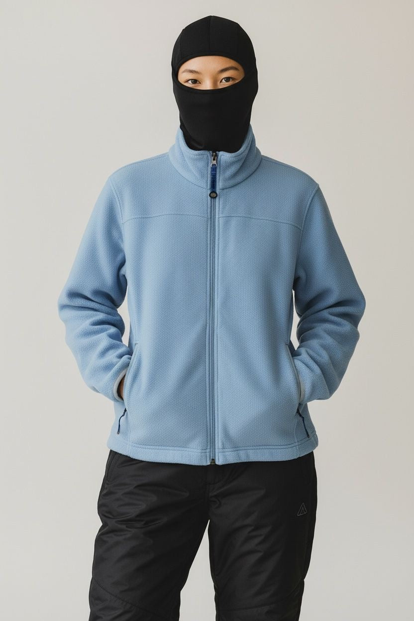 LL BEAN POLAR AZUL CLARO. L DE DAMA.