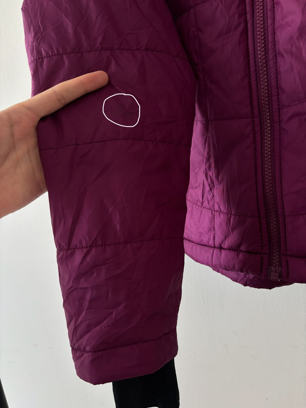 COLUMBIA 2DA CAPA BRUMOSO MORADO OMNI HEAT (retiene y refleja el calor natural que produce el cuerpo humano. deja salir la humedad y el exceso de calor) XL DE DAMA.