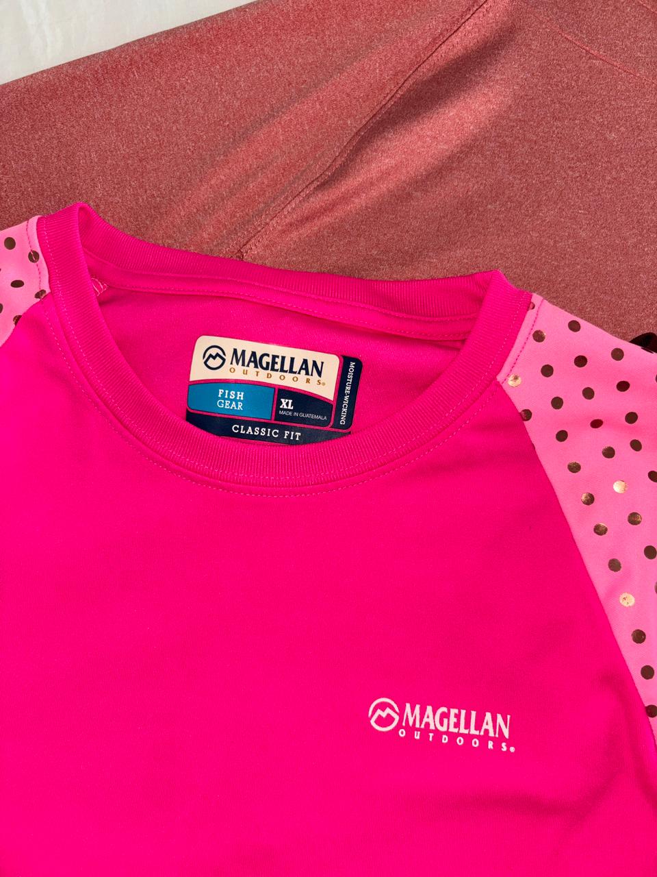 MAGELLAN ROSA TELA LIGERA PARA SENDERISMO SIN DETALLE. M DE DAMA.