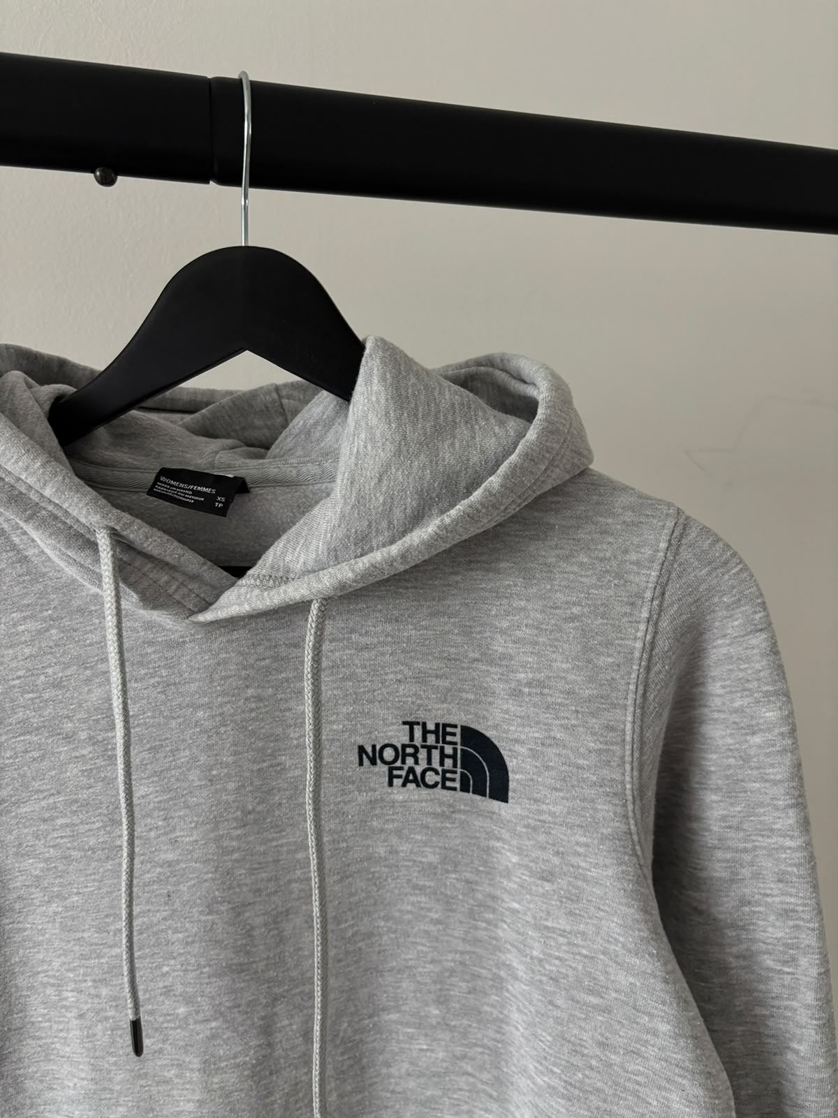 TNF HOODIE DE ALGODÓN GRIS. XS DE DAMA.