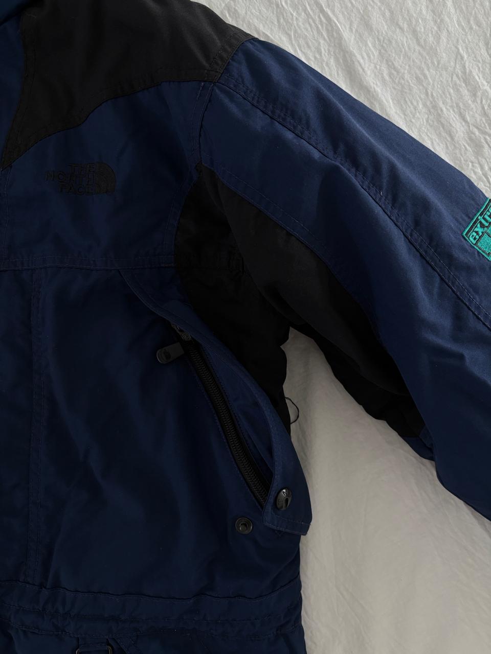 TNF AZUL CON NEGRO BRUMOSO Y CALIENTE IMPERMEABLE PARA NIEVE. L DE DAMA.