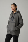 COLUMBIA HOODIE GRIS, TELA DE ALGODÓN. SIN DETALLE. XXL DE DAMA.