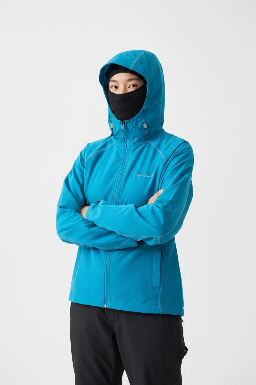 AVALANCHE AZUL 2DA/3RA CAPA TELA GRUESA PERO LIGERA. WHEATHER SHIELD (Bloquea las ráfagas de aire frío para mantener la temperatura corporal) SIN DETALLE. L DE DAMA.