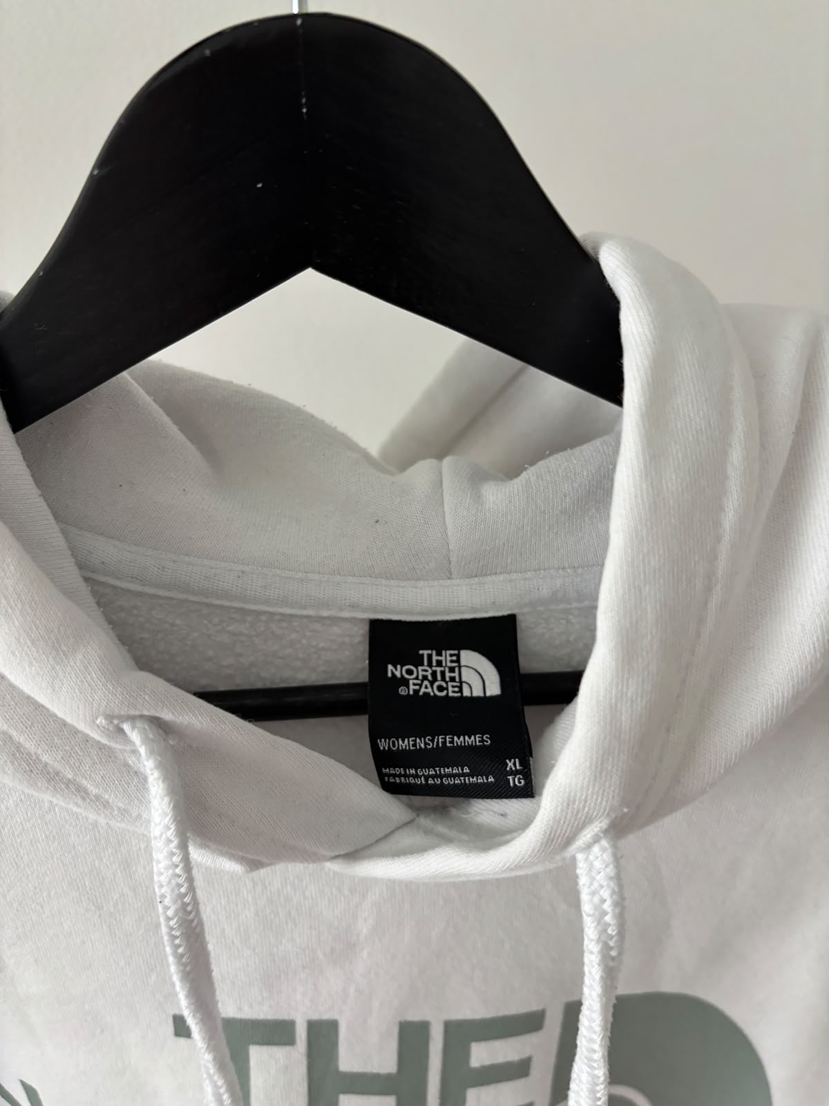 TNF HOODIE BLANCO. XL DE DAMA.