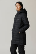 COLUMBIA PARKA NEGRO 3RA CAPA PARA FRÍO. L DE DAMA.