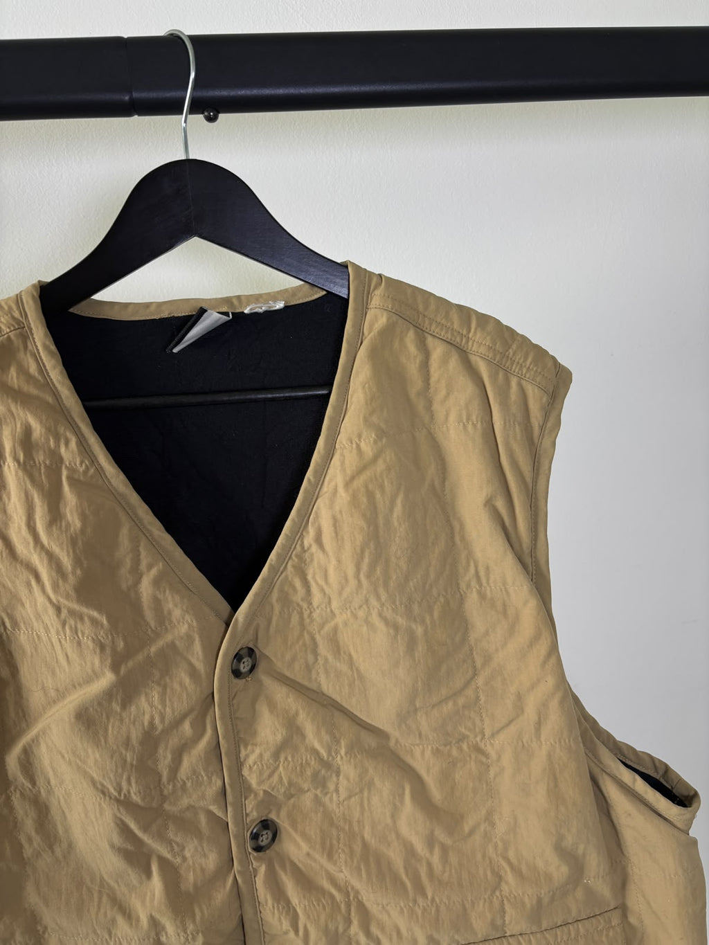 TNF CHALECO BEIGE WINDSTOPPER. XL DE DAMA.