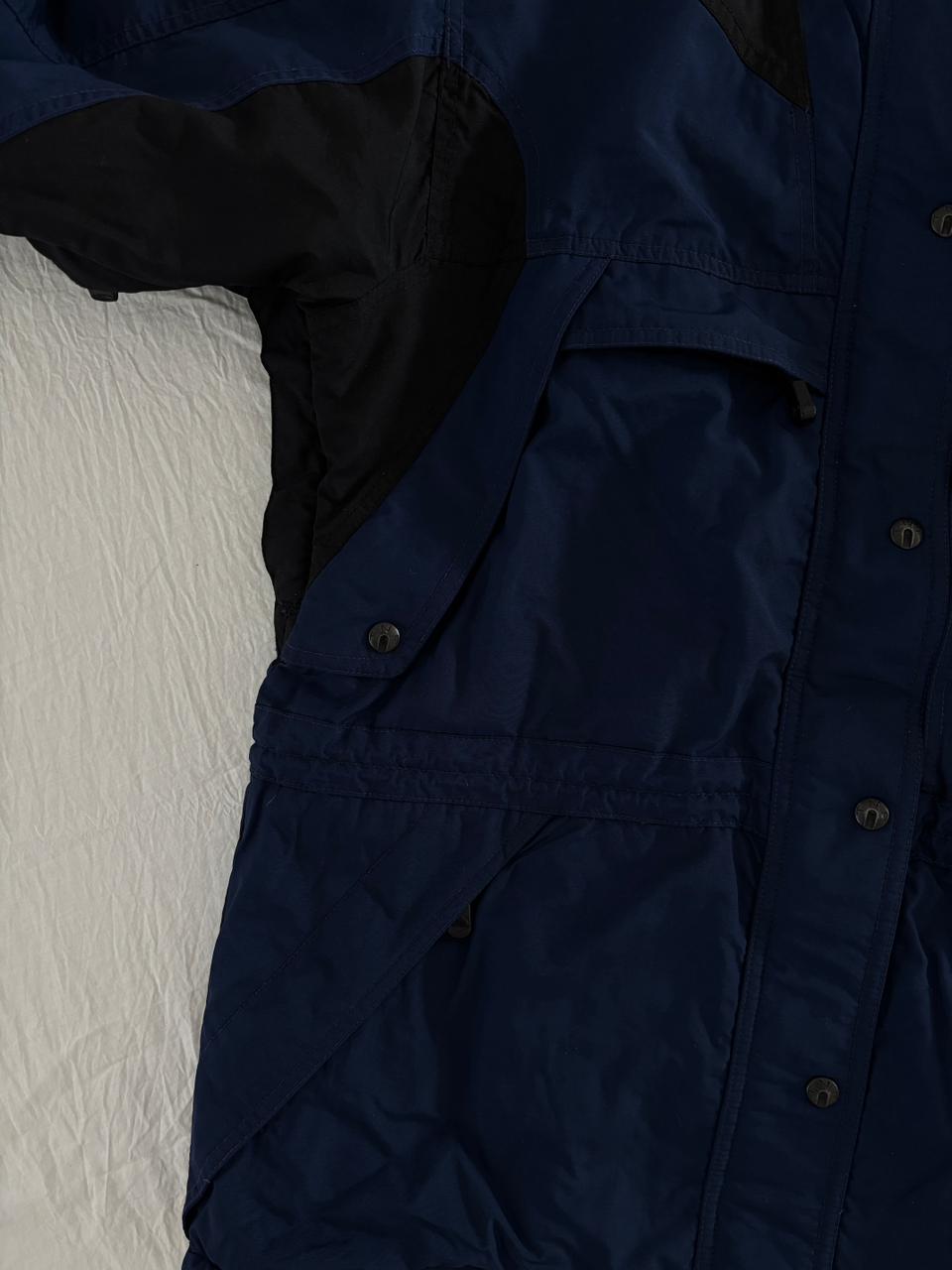 TNF AZUL CON NEGRO BRUMOSO Y CALIENTE IMPERMEABLE PARA NIEVE. L DE DAMA.