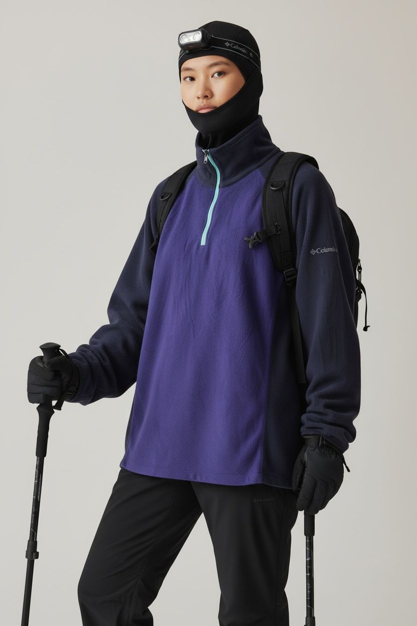 COLUMBIA FLEECE LIGERO 2DA CAPA MORADO. XL DE DAMA.