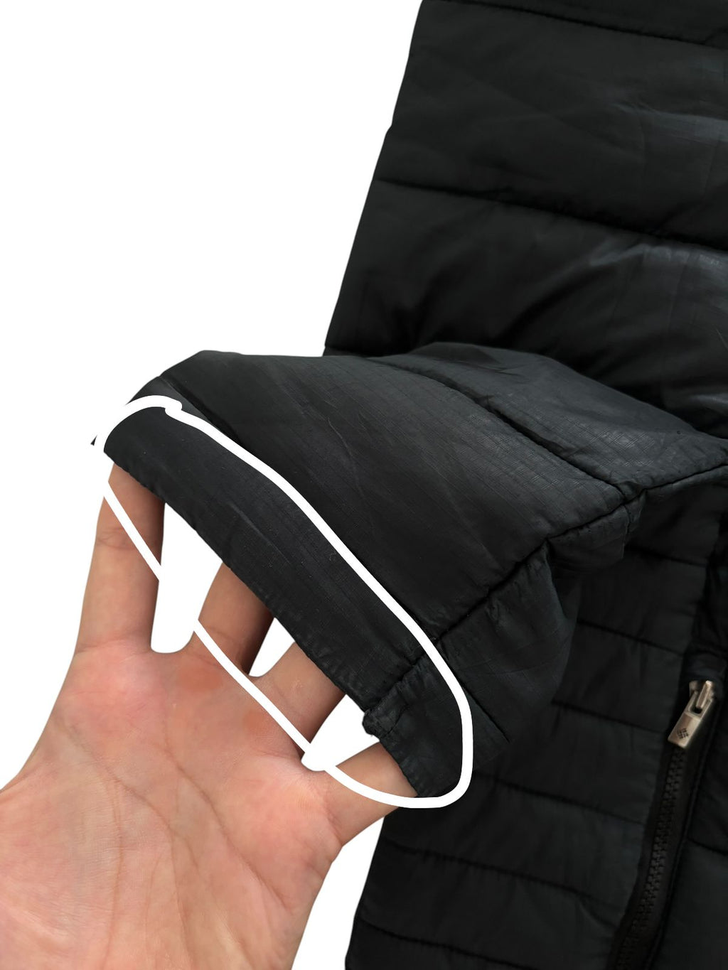 COLUMBIA PARKA NEGRO 3RA CAPA PARA FRÍO. L DE DAMA.
