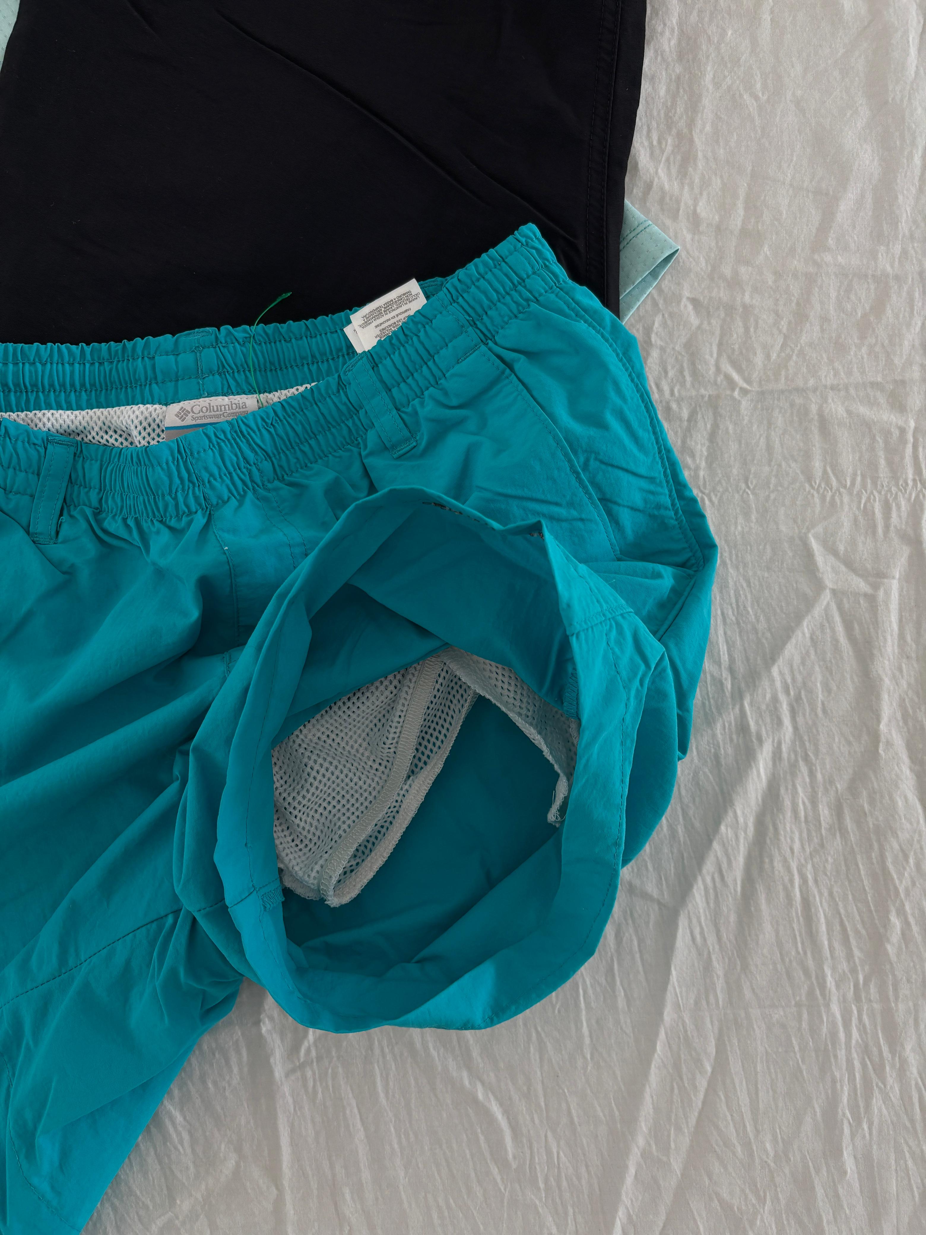 COLUMBIA AZUL PARA SENDERISMO SIN DETALLE OMHI SHADE “TEJIDOS CON PROTECCIÓN SOLAR”. XS DE DAMA.