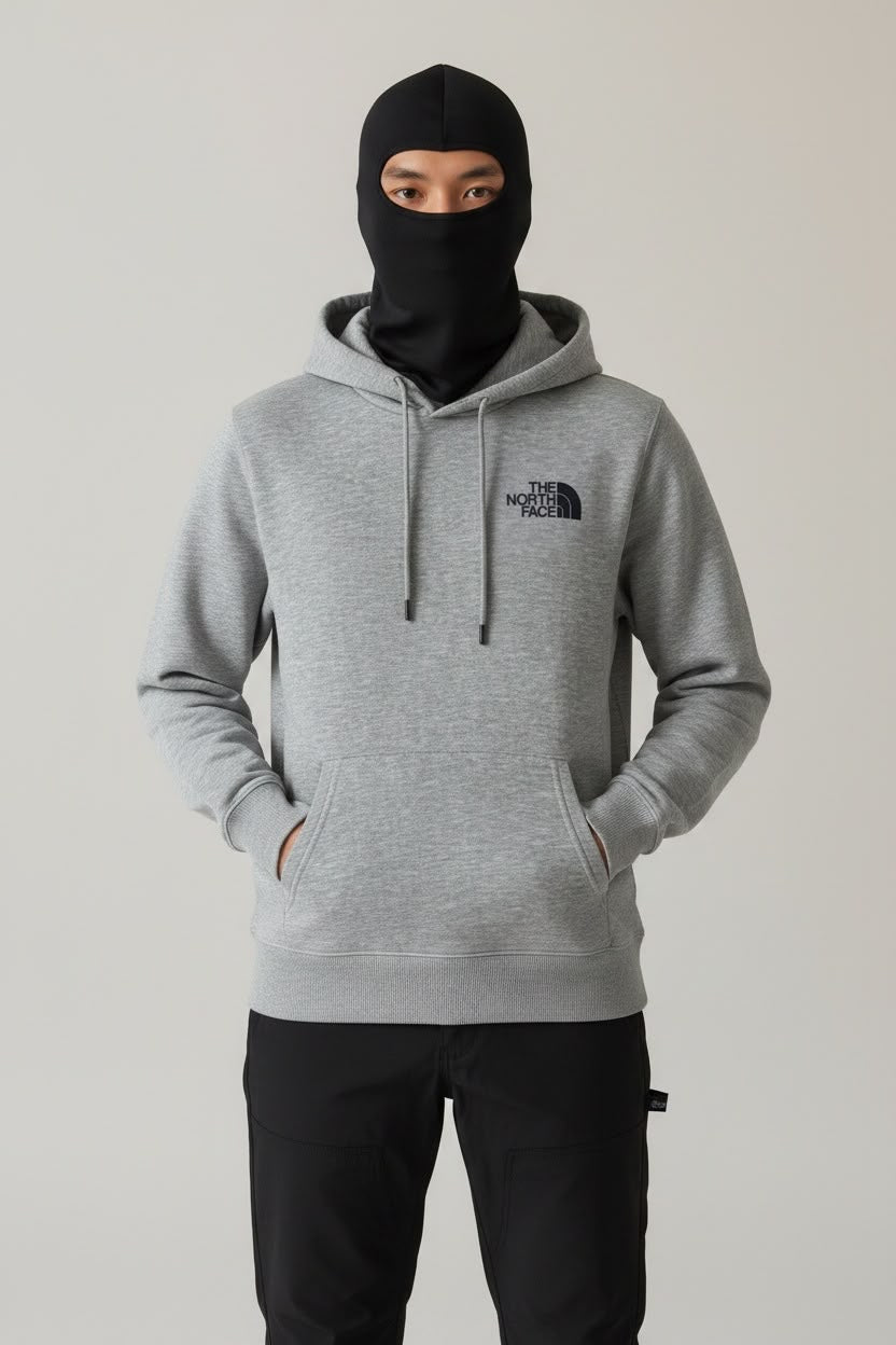 TNF HOODIE DE ALGODÓN GRIS. XS DE DAMA.