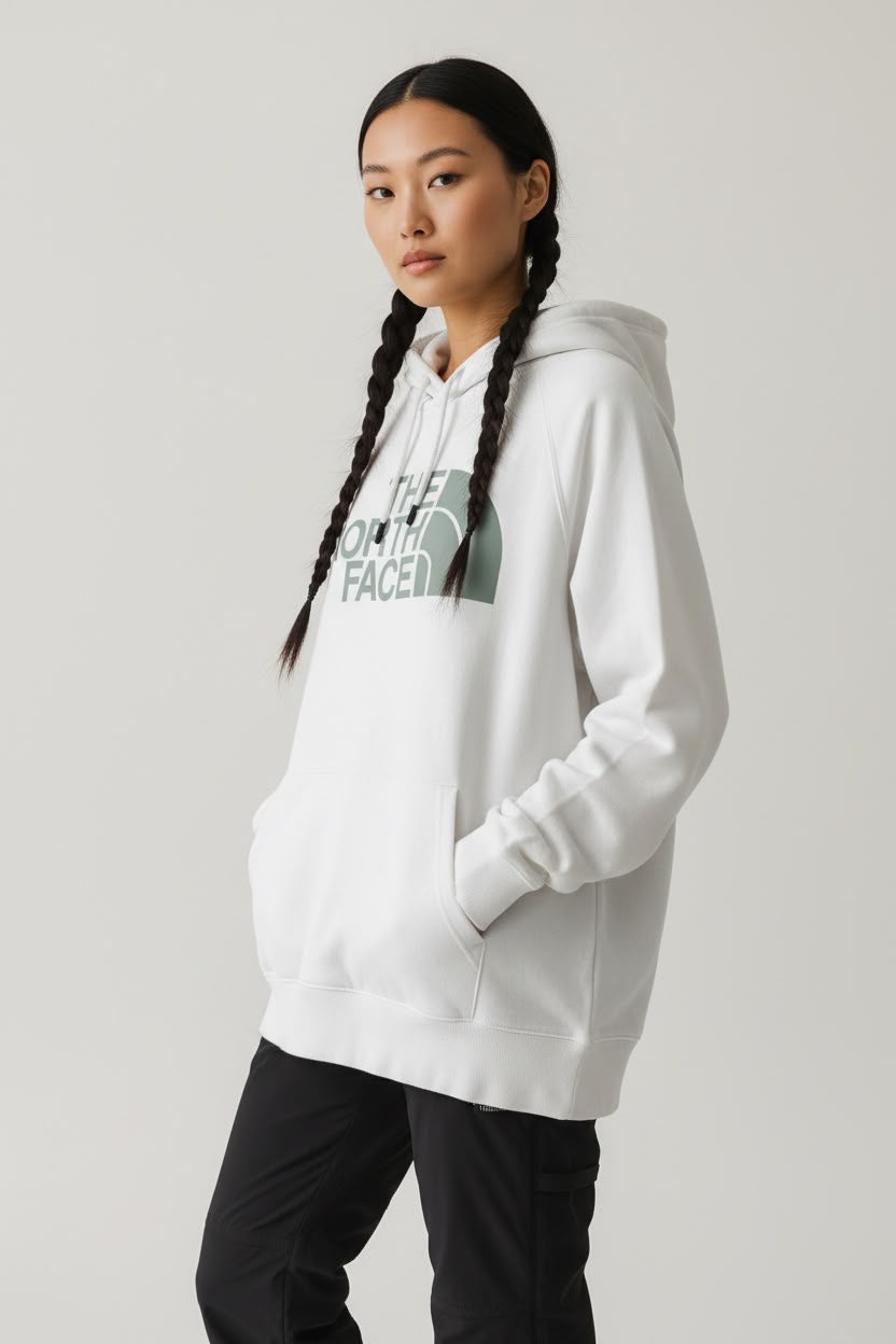 TNF HOODIE BLANCO. XL DE DAMA.