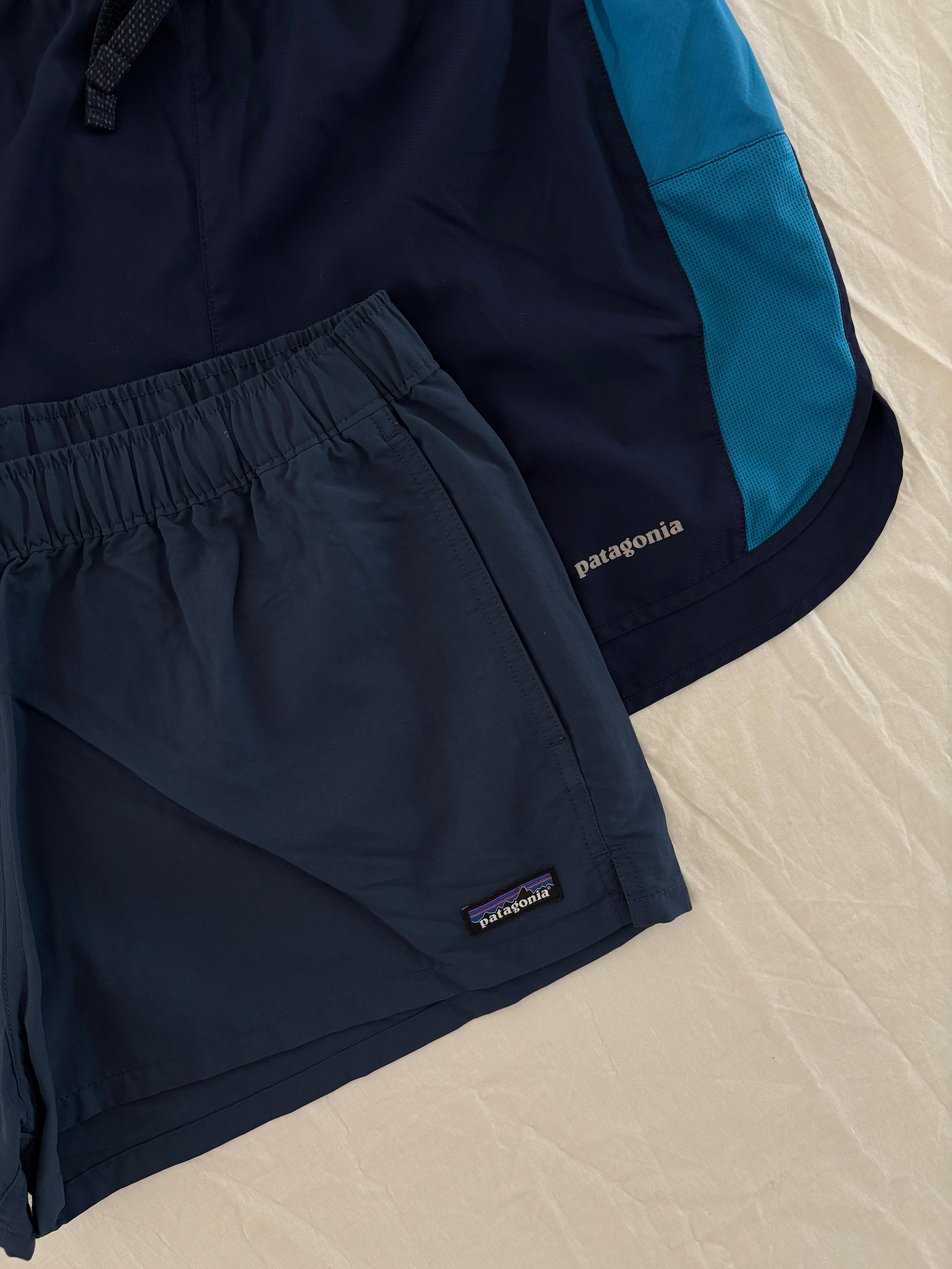 PATAGONIA SHORT AZUL CORTO. S DE DAMA.