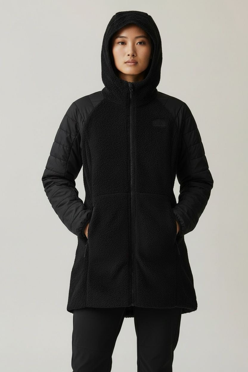 TNF NEGRO/ GRIS PELUCHE INTACTO. M DE DAMA.