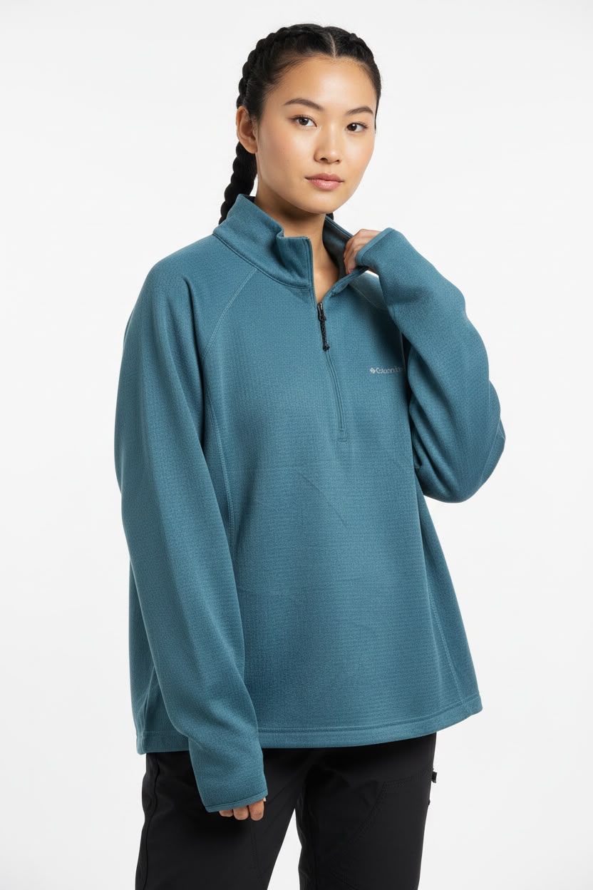 COLUMBIA 1RA CAPA TÉRMICO COMO NUEVO. OMNI WICK (absorbe el sudor de la piel y distribuirlo en la superficie de la tela para que se evapore rápidamente). XL DE DAMA