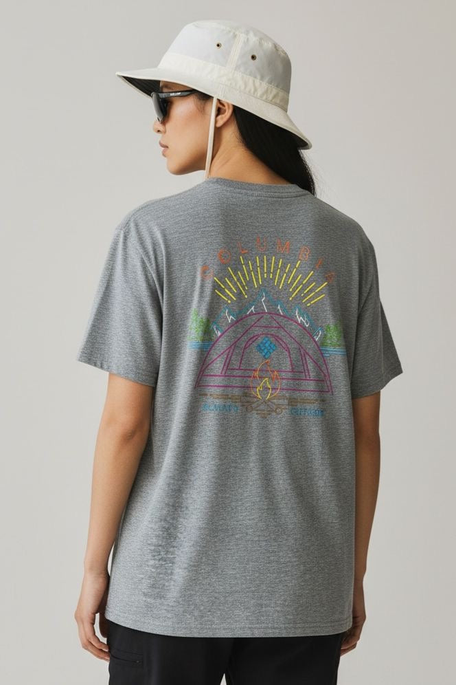 COLUMBIA T SHIRT DE ALGODÓN SIN DETALLE. M DE DAMA.