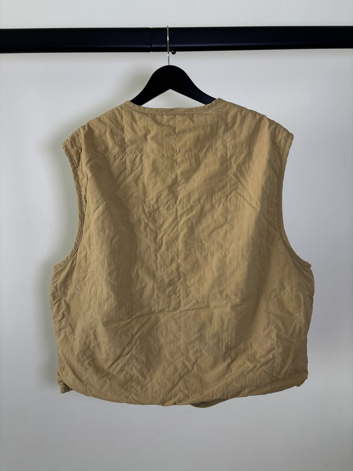 TNF CHALECO BEIGE WINDSTOPPER. XL DE DAMA.