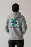TNF HOODIE DE ALGODÓN GRIS. XS DE DAMA.