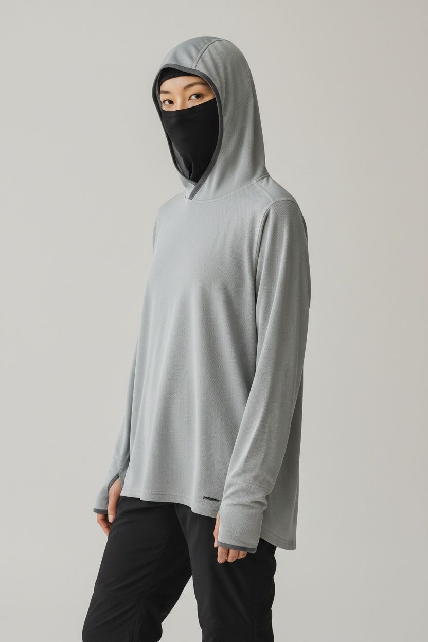 PATAGONIA BLUSA LARGA TRANSPIRABLE PARA SENDERISMO. M DE DAMA.