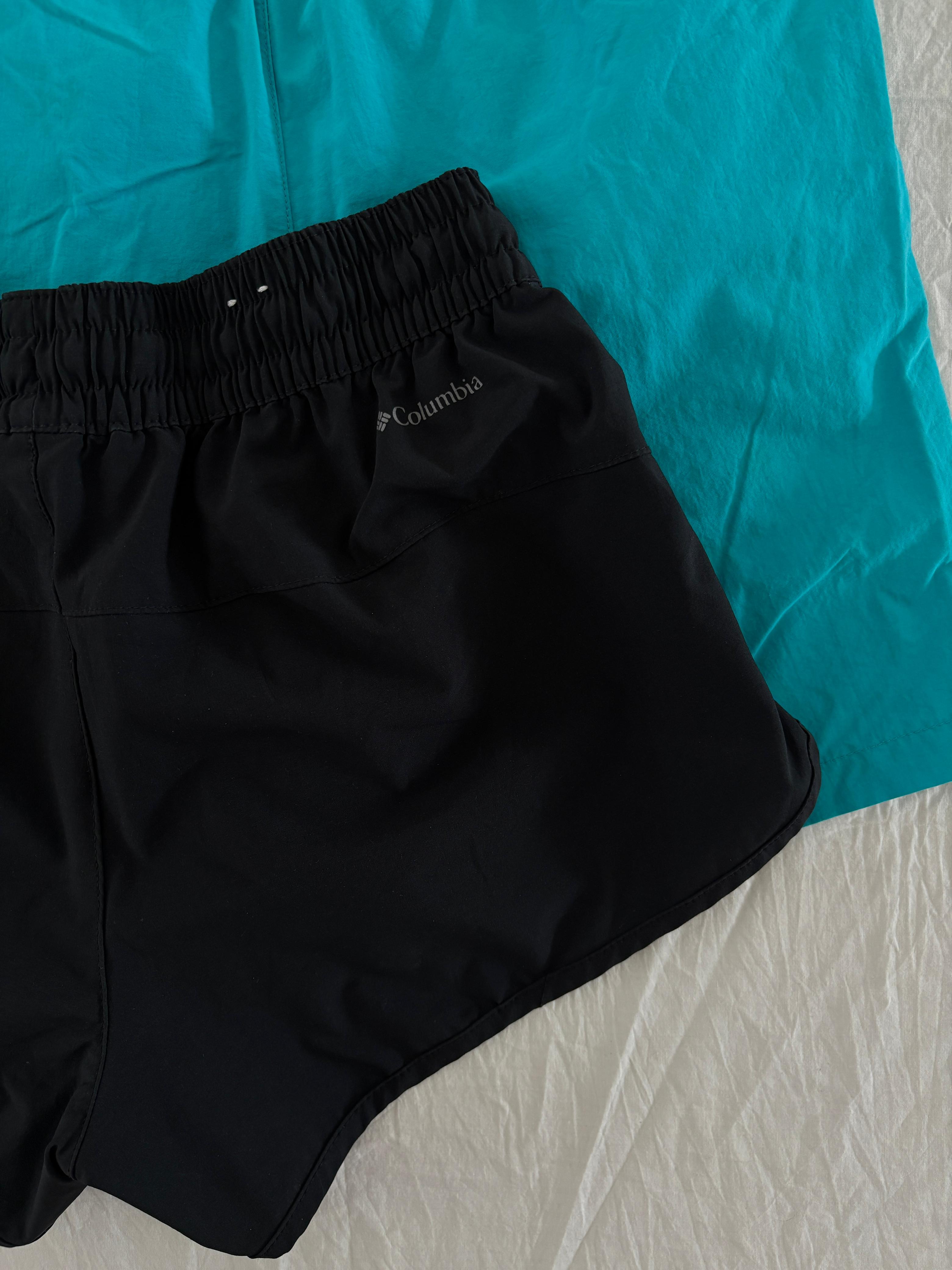 COLUMBIA SHORT NEGRO CORTO SIN DETALLE. S DE DAMA.