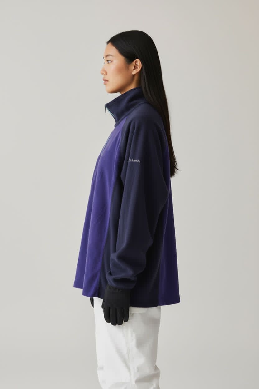 COLUMBIA FLEECE LIGERO 2DA CAPA MORADO. XL DE DAMA.