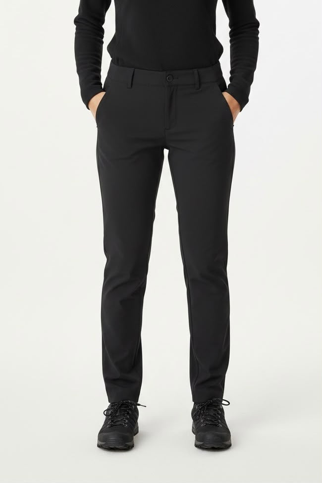 PANTALÓN NEGRO PARA SENDERISMO. TELA LIGERA. TIRO MEDIO. COMO NUEVO. S DE DAMA.