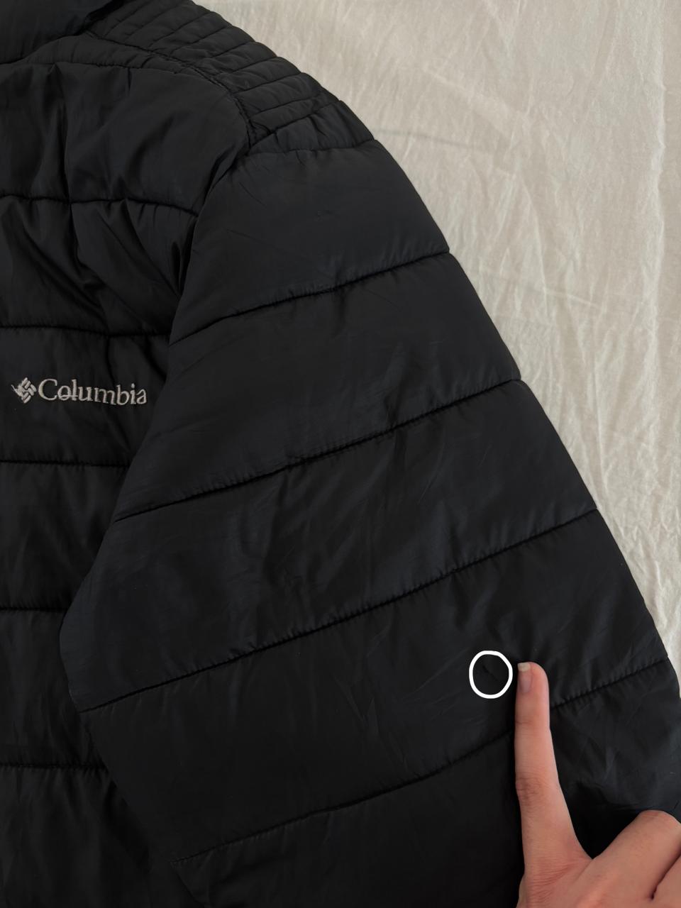 COLUMBIA PARKA NEGRO 3RA CAPA PARA FRÍO. L DE DAMA.