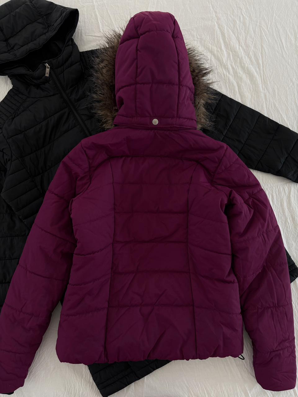 COLUMBIA MORADO BRUMOSO PARA FRÍO E IMPERMEABLE PARA LLUVIA LIGERA 💦 OMNI SHIELD. M DE DAMA.