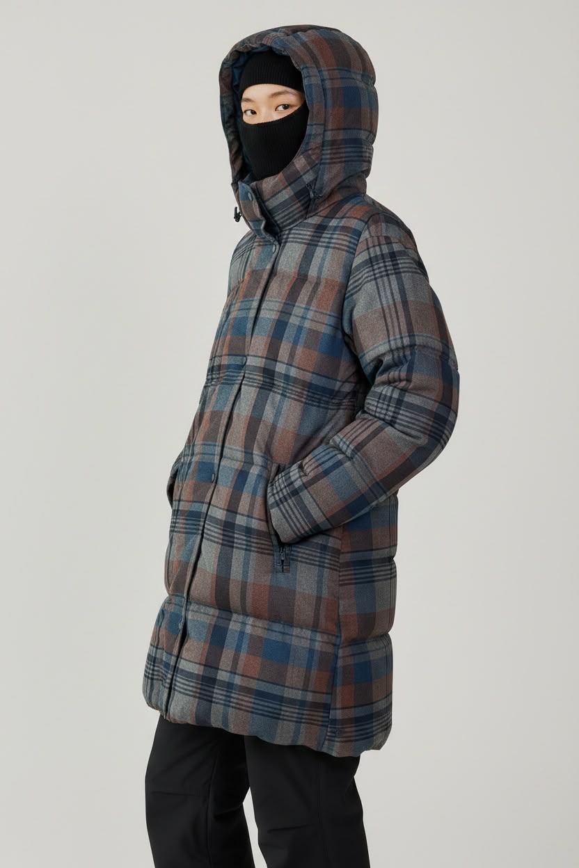 CHAMARRA LARGA 3RA CAPA PARA CLIMAS FRÍOS. ES MUY BRUMOSA. RESISTENTE A AGUA LIGERA. COMO NUEVO. XL DE DAMA.